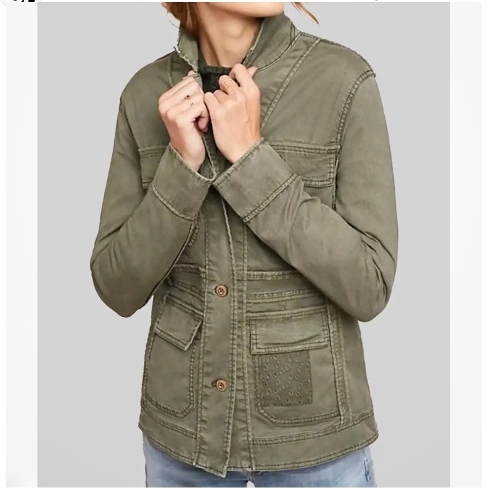NWOT Anthropologie Military Run Ruby Dixie Jacket - Picture 2 of 15